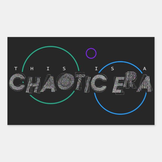 Sticker Rectangulaire 3-B0D-3 (Cool) (Devant)