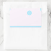 Sticker Rectangulaire 3 points bleus ou 3 lunes bleues ? (Sac)