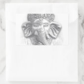 Sticker Rectangulaire 3d Lord Ganesha - Om (Sac)