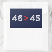 Sticker Rectangulaire 46 > 45 - Trump Lost Biden Won I (Sac)