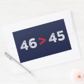 Sticker Rectangulaire 46 > 45 - Trump Lost Biden Won I (Enveloppe)