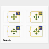 Sticker Rectangulaire 47e régiment d'infanterie (Feuille)