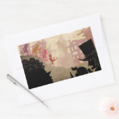 Sticker Rectangulaire 4 Petits Monstres - Marcher À Travers La Ville (Enveloppe)