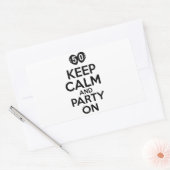 Sticker Rectangulaire 50e année de design (Enveloppe)