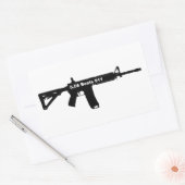 Sticker Rectangulaire 5,56 Beats 911 (Enveloppe)