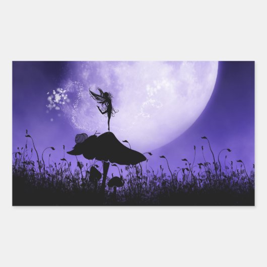 Sticker Rectangulaire 5 silhouette velue 2 (Devant)