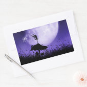 Sticker Rectangulaire 5 silhouette velue 2 (Enveloppe)
