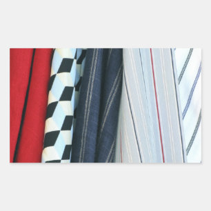 Sticker Rectangulaire 5 Tissus Avec Motifs géométriques