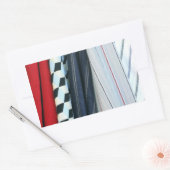 Sticker Rectangulaire 5 Tissus Avec Motifs géométriques (Enveloppe)