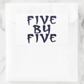 Sticker Rectangulaire 5 x 5 (Sac)