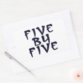 Sticker Rectangulaire 5 x 5 (Enveloppe)
