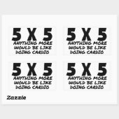 Sticker Rectangulaire 5 x 5 (Feuille)