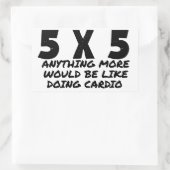 Sticker Rectangulaire 5 x 5 (Sac)