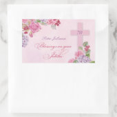 Sticker Rectangulaire 70e anniversaire de la vie religieuse Nonne cathol (Sac)