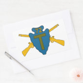Sticker Rectangulaire 72e brigade d'infanterie (Enveloppe)