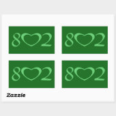 STICKER RECTANGULAIRE 802 (Feuille)