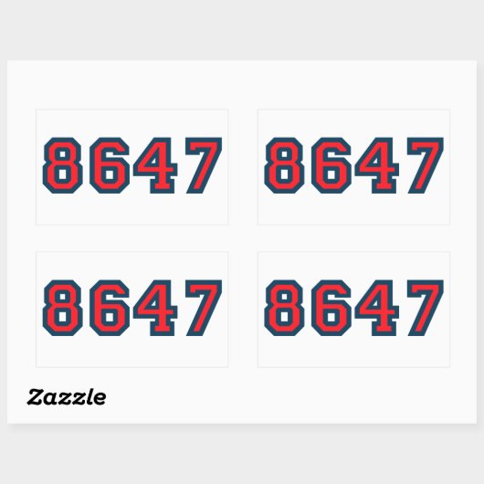 Sticker Rectangulaire 8647 Résistance anti-Trump (Feuille)