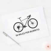 Sticker Rectangulaire 86 Miles Par Burrito (Enveloppe)