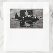 Sticker Rectangulaire A6M zéro (Sac)