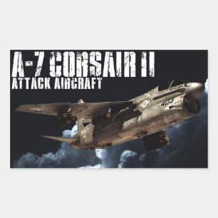 Sticker Rectangulaire A-7 Corsair II