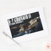Sticker Rectangulaire A-7 Corsair II (Enveloppe)