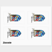 Sticker Rectangulaire A Child is born (Feuille)