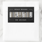 Sticker rectangulaire à code-barres (Sac)
