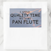 Sticker rectangulaire à feuille de temps de qualit (Sac)