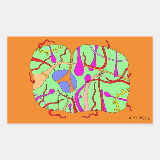 STICKER RECTANGULAIRE À L'EXTÉRIEUR - (Devant)