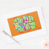 STICKER RECTANGULAIRE À L'EXTÉRIEUR - (Enveloppe)