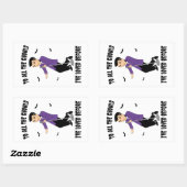 Sticker Rectangulaire À tous les gouls que j'ai aimés avant (Feuille)