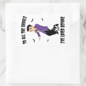 Sticker Rectangulaire À tous les gouls que j'ai aimés avant (Sac)