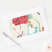 Sticker Rectangulaire À Travers Le Verre (Enveloppe)