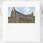 Sticker Rectangulaire Abbaye de Tintern, Monastère cistercien, Pays de G (Sac)