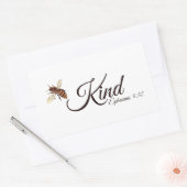 Sticker Rectangulaire Abeille (Enveloppe)