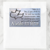 Sticker Rectangulaire Abide en Lui (Sac)