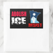 Sticker Rectangulaire Abolir l'ICE (Sac)