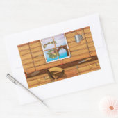 Sticker Rectangulaire Abri de jardin (Enveloppe)