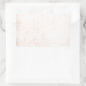 Sticker Rectangulaire Abricot léger rustique (Sac)