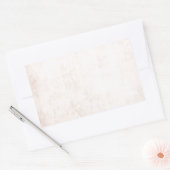 Sticker Rectangulaire Abricot léger rustique (Enveloppe)