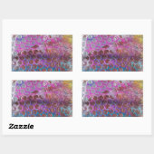 Sticker Rectangulaire Abstrait (Feuille)