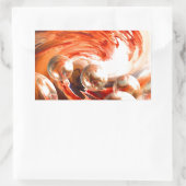 Sticker Rectangulaire Abstrait contemporain (Sac)