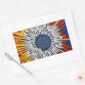 Sticker Rectangulaire Abstrait dans la bande : démarrage (Enveloppe)