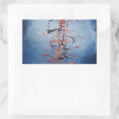 Sticker Rectangulaire Abstrait moderne (Sac)