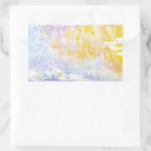 Sticker Rectangulaire abstrait, nénuphars de Monet 7 (Sac)