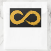 Sticker Rectangulaire Acceptation de l'autisme Infinité (Sac)