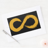 Sticker Rectangulaire Acceptation de l'autisme Infinité (Enveloppe)
