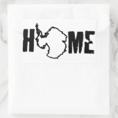 Sticker Rectangulaire Accueil - Antarctique (Sac)