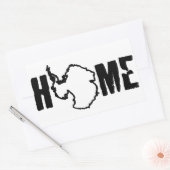 Sticker Rectangulaire Accueil - Antarctique (Enveloppe)