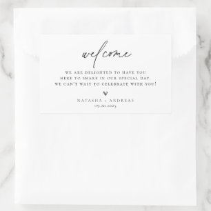 Sticker Rectangulaire Accueil minimaliste chic contemporain